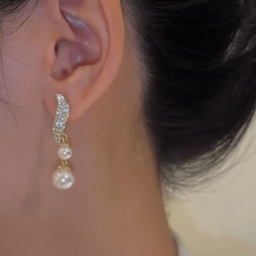 Finestone - Perlen Ohrringe