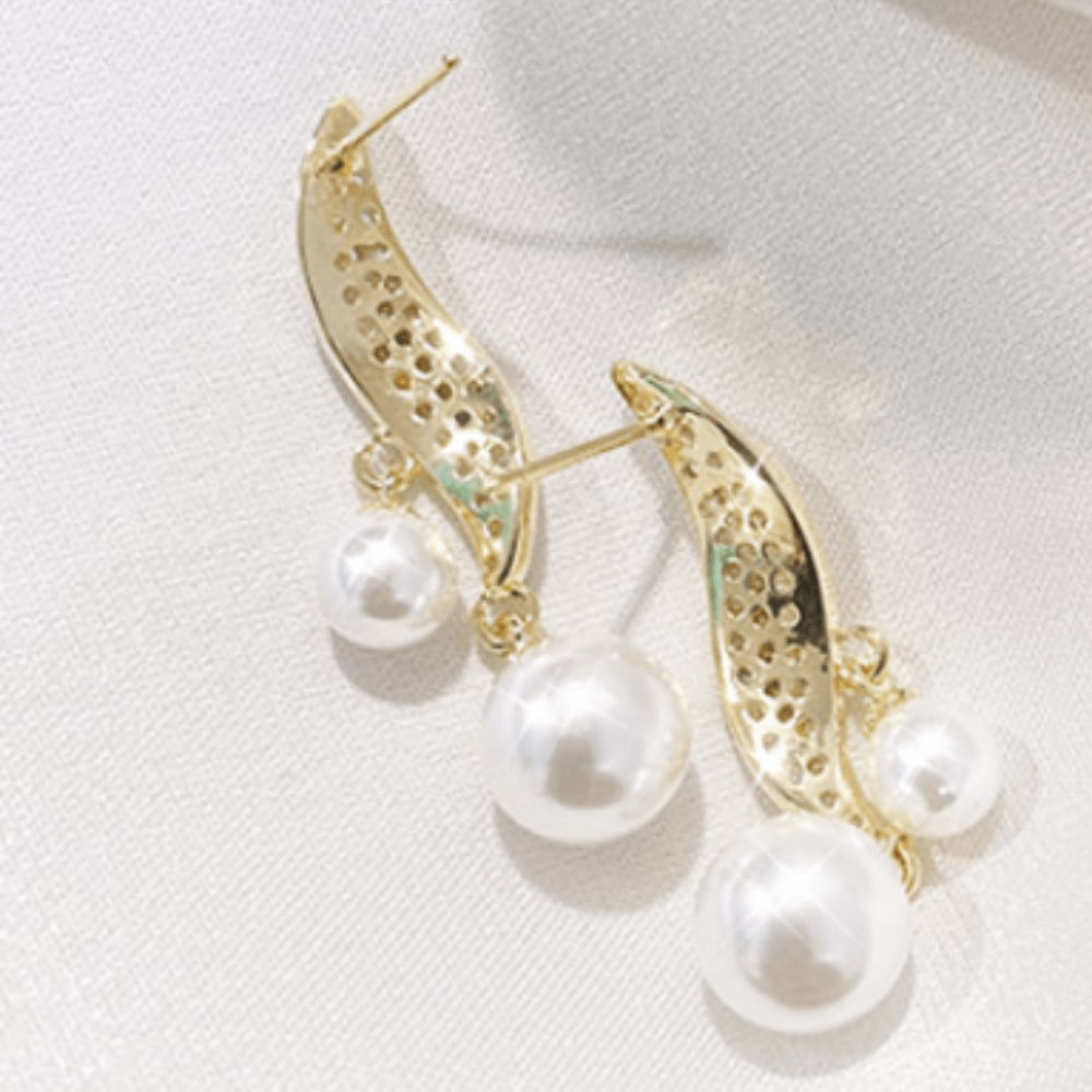 Finestone - Perlen Ohrringe