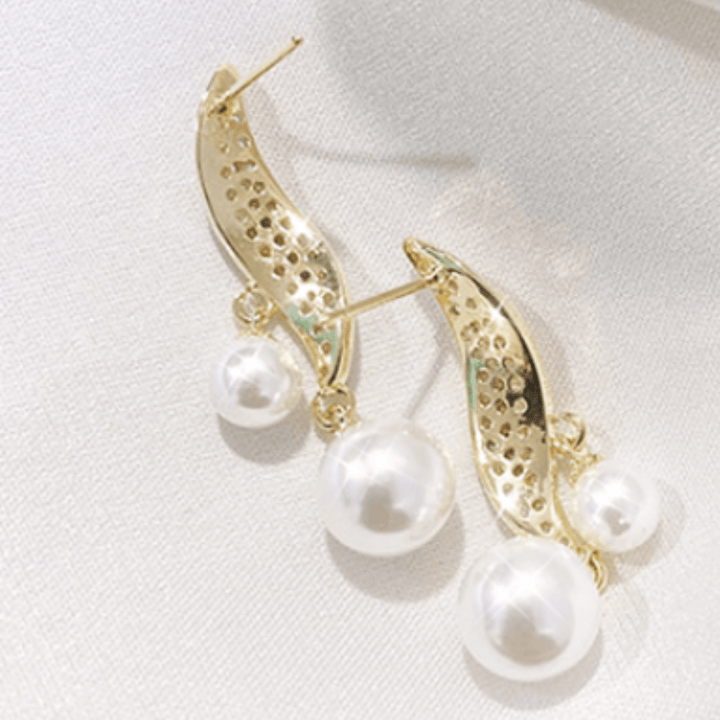 Finestone - Perlen Ohrringe