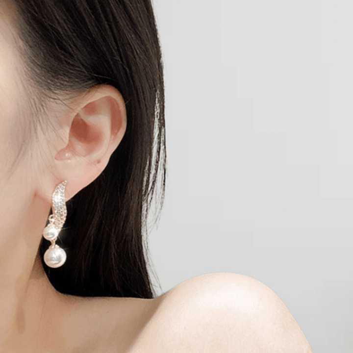 Finestone - Perlen Ohrringe