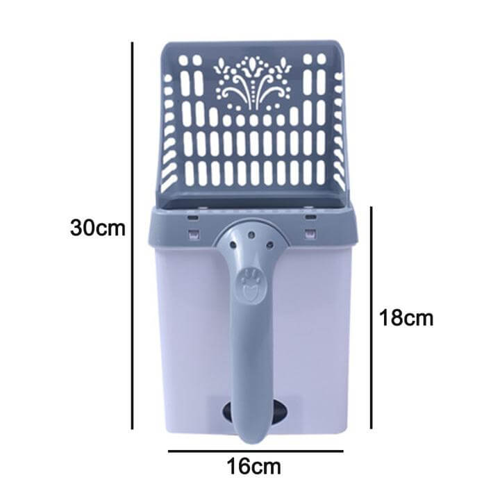 Catnet - Streuschaufel mit Behälter